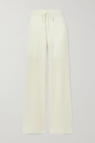 Madeleine Thompson + Temple of Doom Ribbed Cashmere Track Pants