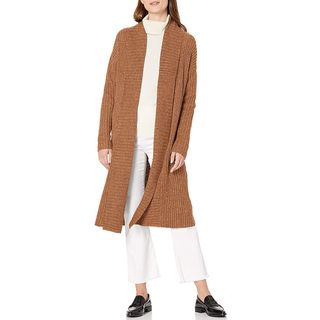 Amazon Essentials + Oversized Open Front Knee Length Sweater Coat