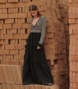 Escvdo + Tiza Crochet Maxi Dress