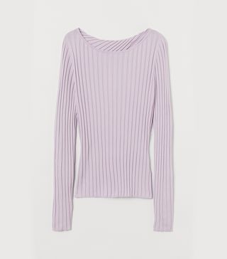 H&M + Wrapover-Back Sweater