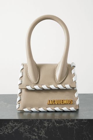 Jacquemus + Le Chiquito Whipstitched Leather Tote