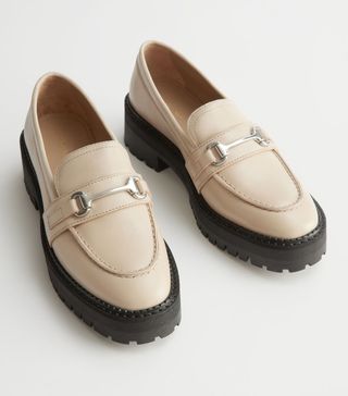 & Other Stories + Buckled Chunky Leather Loafers