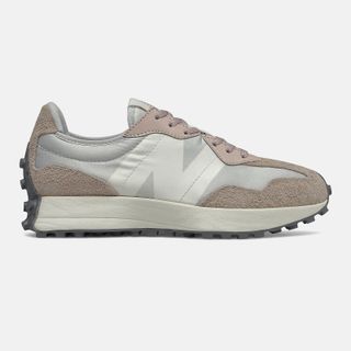 New Balance + 327 Sneakers in White Birch