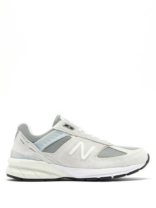 New Balance + 990 Suede and Mesh Trainers