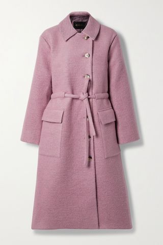 Stine Goya + Margret Belted Wool-Blend Coat