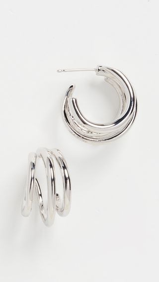 Theia Jewelry + Quinn Orbit Half Hoop Earrings