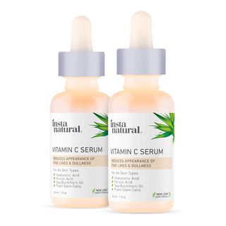 InstaNatural + Vitamin C Serum With Hyaluronic Acid (Pack of 2)