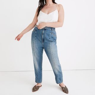 Madewell + High-Rise Tapered Jeans