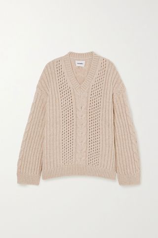 Nanushka + Arwan Cable-Knit Sweater