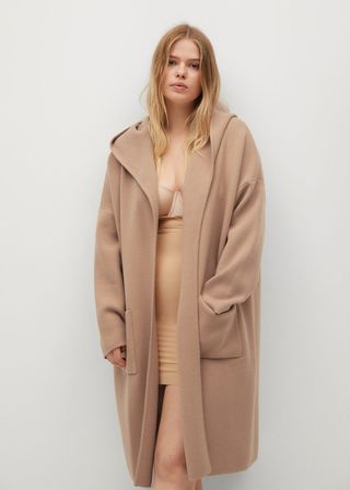 Violeta by Mango + Hooded Coat