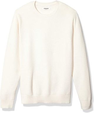 Goodthreads + Soft Cotton Thermal Stitch Crewneck Sweater