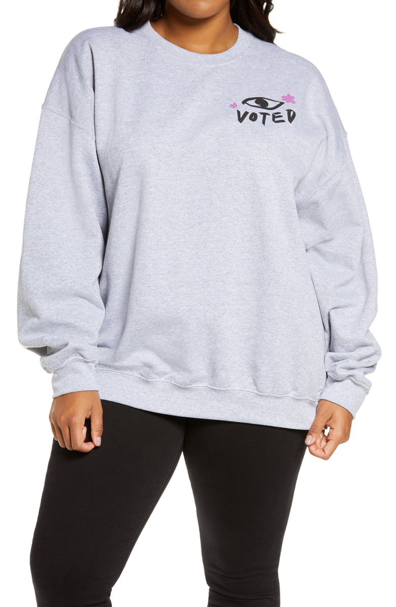 BP + Vote Cotton Blend Sweatshirt