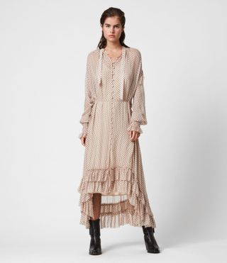 AllSaints + Lara Dot Dress