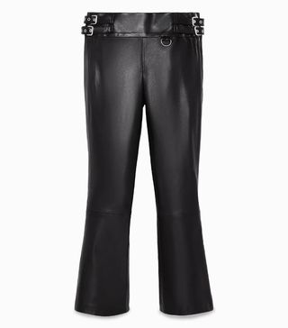 Zara + Limited Edition Leather Trousers