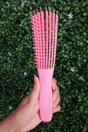 Rizos Curls + Pink Detangling Flexi Brush