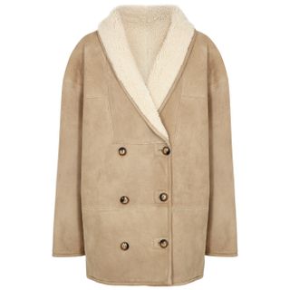 Loulou Studio + Cebu Stone Shearling Jacket