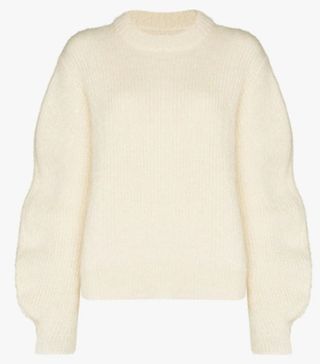 Jil Sander + Puff Sleeve Mohair Sweater