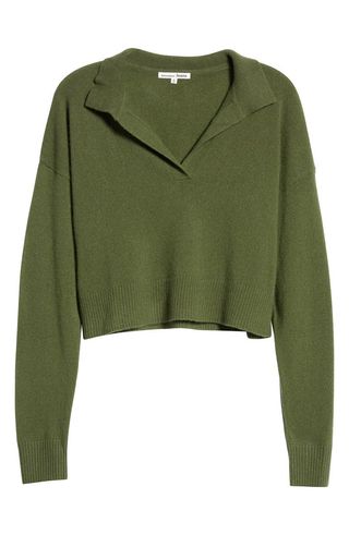 Reformation + Cashmere Polo Sweater