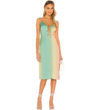 Song of Style + Monroe Midi Dress in Ombre