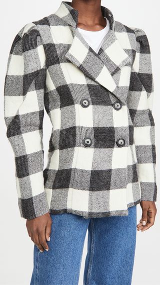 Sea + Clement Check Wool Jacket