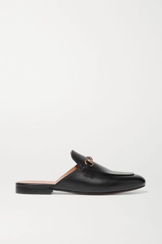 Gucci + Princetown Horsebit-Detailed Leather Slippers