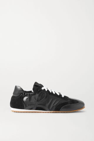 Loewe + Ballet Runner Shell, Suede and Leather Sneakers