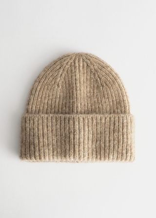 & Other Stories + Fuzzy Wool Blend Beanie