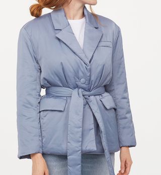 H&M + Padded Blazer-Style Jacket