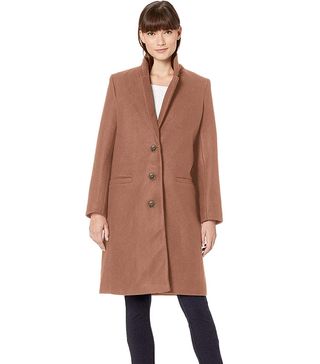 Amazon Essentials + Oversized Plush Button-Front Coat