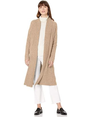 Amazon Essentials + Oversized Open Front Knee Length Sweater Coat