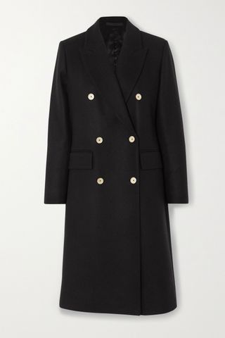 Officine Générale + Clarissa Double-Breasted Wool-Blend Coat