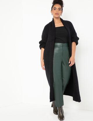 Eloquii + Long Rib Cardigan