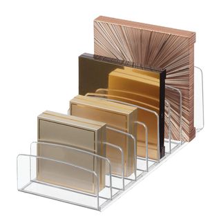 iDesign + Clarity BPA-Free Plastic Divided Makeup Palette Organizer
