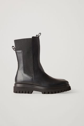 COS + Leather Ankle Chelsea Boots