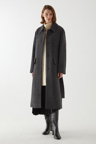 COS + Belted Wool Trench Coat