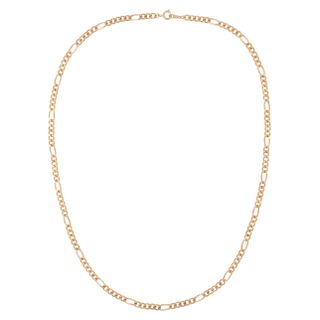 Susan Caplan Vintage + 1990s Vintage Gold Plated Figaro Chain Necklace