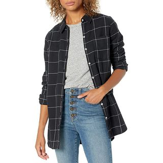 Goodthreads + Cotton Brushed Flannel Relaxed Boyfriend Tunic