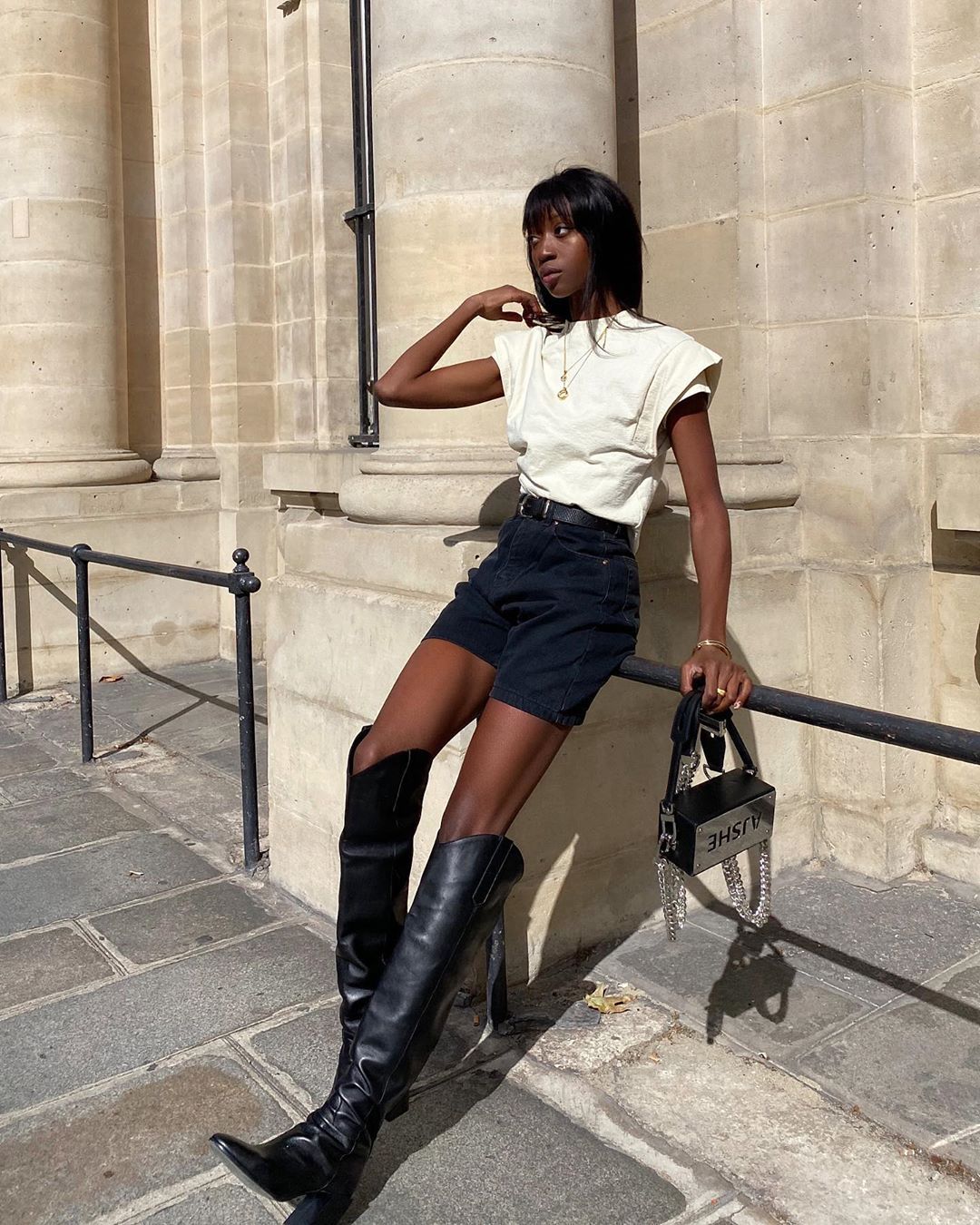 comfortable black knee high boots