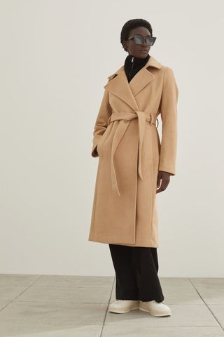 H&M + Tie Belt Coat