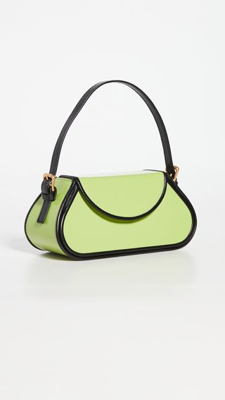 By Far + Uma Mini Melon Semi Patent Leather Bag