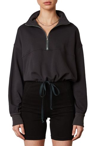 Nia + Cinched Half Zip Pullover
