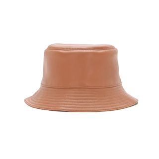 Loewe + Leather Bucket Hat