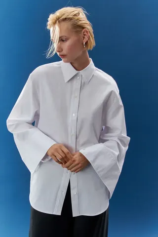 H&M + Silk-Blend Shirt