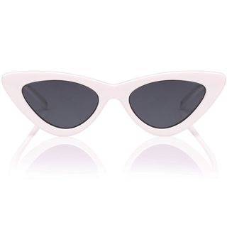 Le Specs + The Last Lolita Sunglasses in White