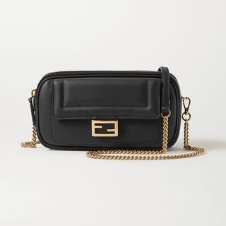 Fendi + Easy 2 Baguette Leather Shoulder Bag