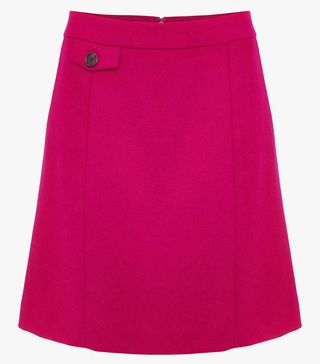 Hobbs + Arianne Wool A-Line Skirt