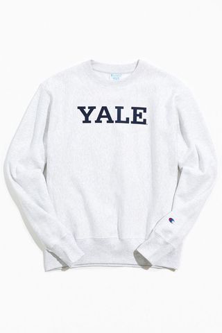 Champion + Yale University Crew Neck Sweatshirt