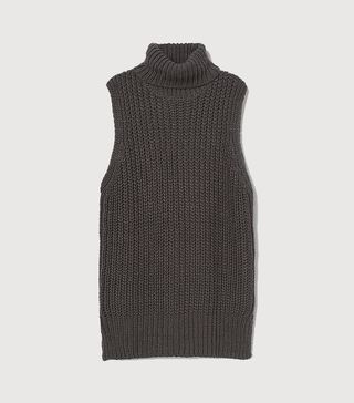 H&M + Sleeveless Turtleneck Sweater