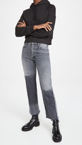 Mother + Mother Superior the Rambler Ankle Fray Jeans