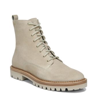Vince + Cabria Lug Water Resistant Lace-Up Boots